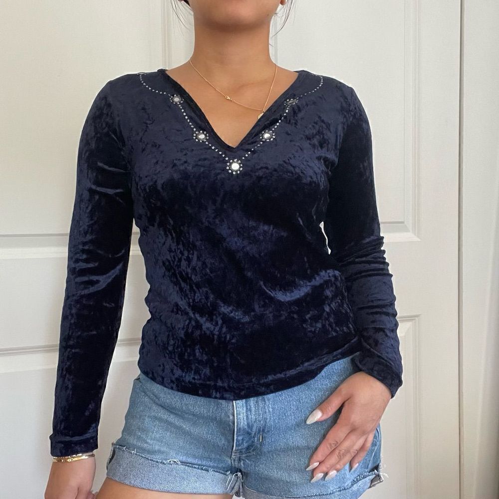Vintage velvet top 